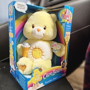 Vintage 2004 Care Bears "Jokes & Giggles" Funshine Bear - Yellow